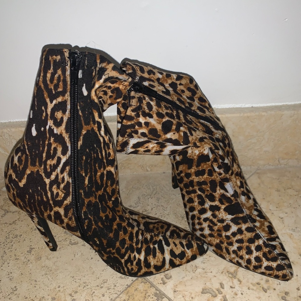 Leopard boots/heeled/7 - Picture 5 of 6